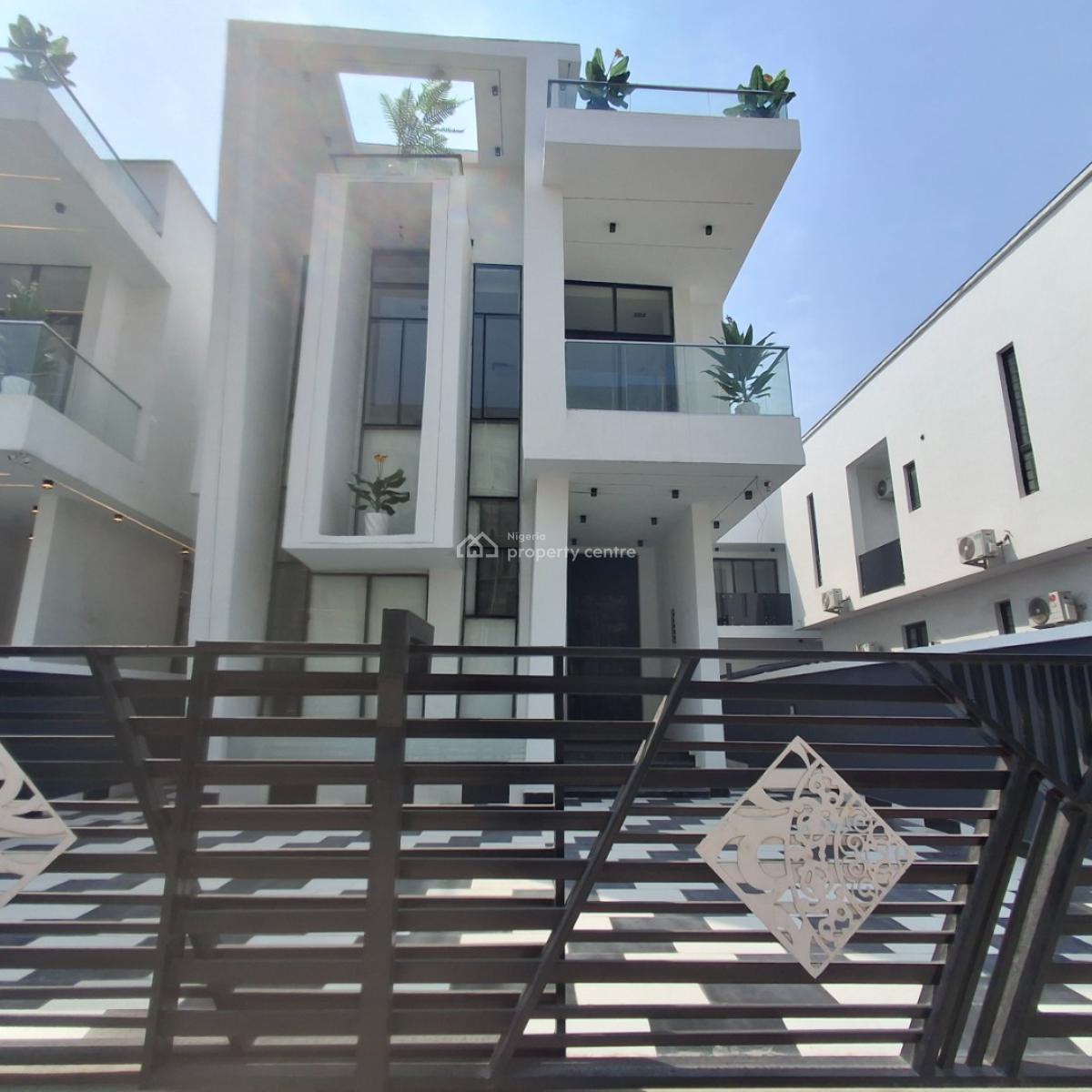 Five Bedroom Fully Detached Duplex, Chevron, Lekki, Lagos, Detached Duplex for Sale