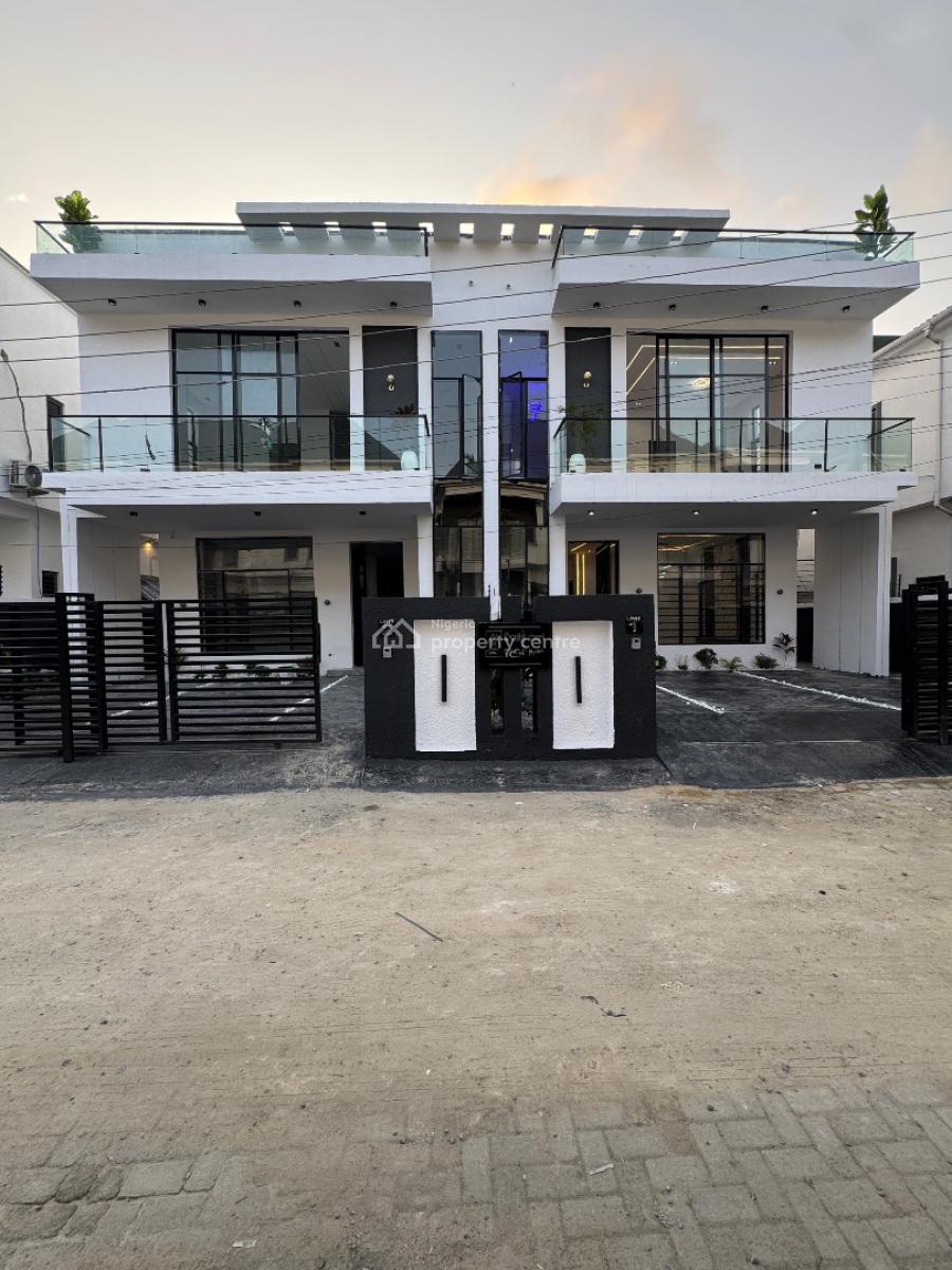 4  Bedroom Semi- Detached Duplex  with a Bq, Ikota, Lekki, Lagos, Semi-detached Duplex for Sale