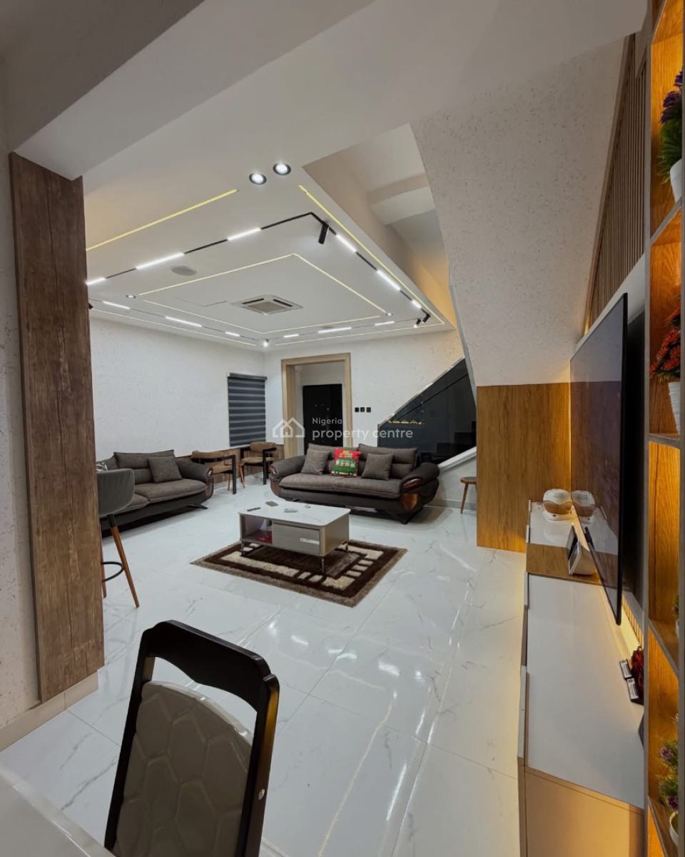 Luxurious 4 Bedroom Smart Home with Acs, Bq & More, Gbagada, Lagos, Semi-detached Duplex for Sale
