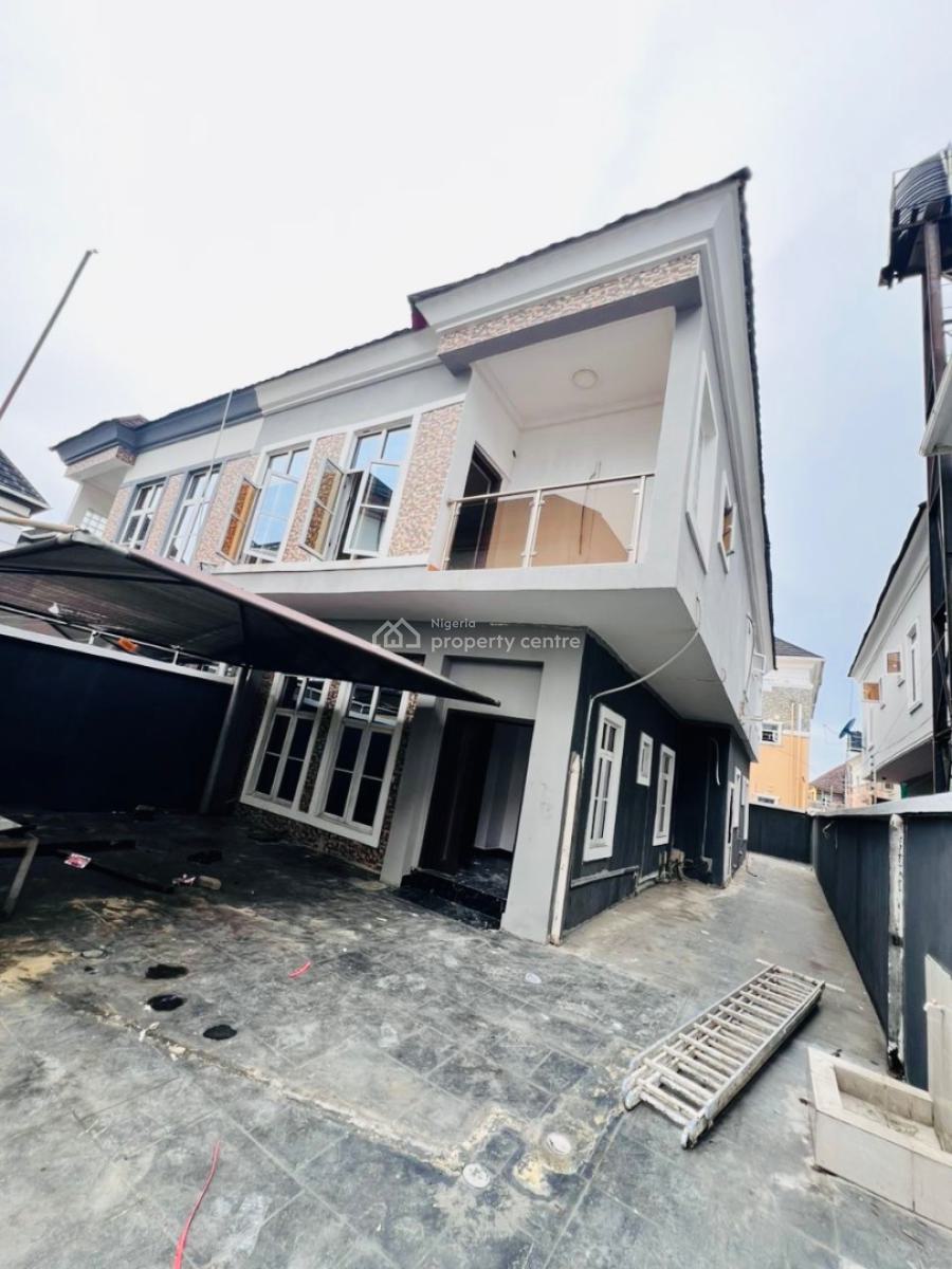 4-bedroom Semi-detached Duplex with Bq, Chevron Drive, Lekki, Lagos, Semi-detached Duplex for Sale