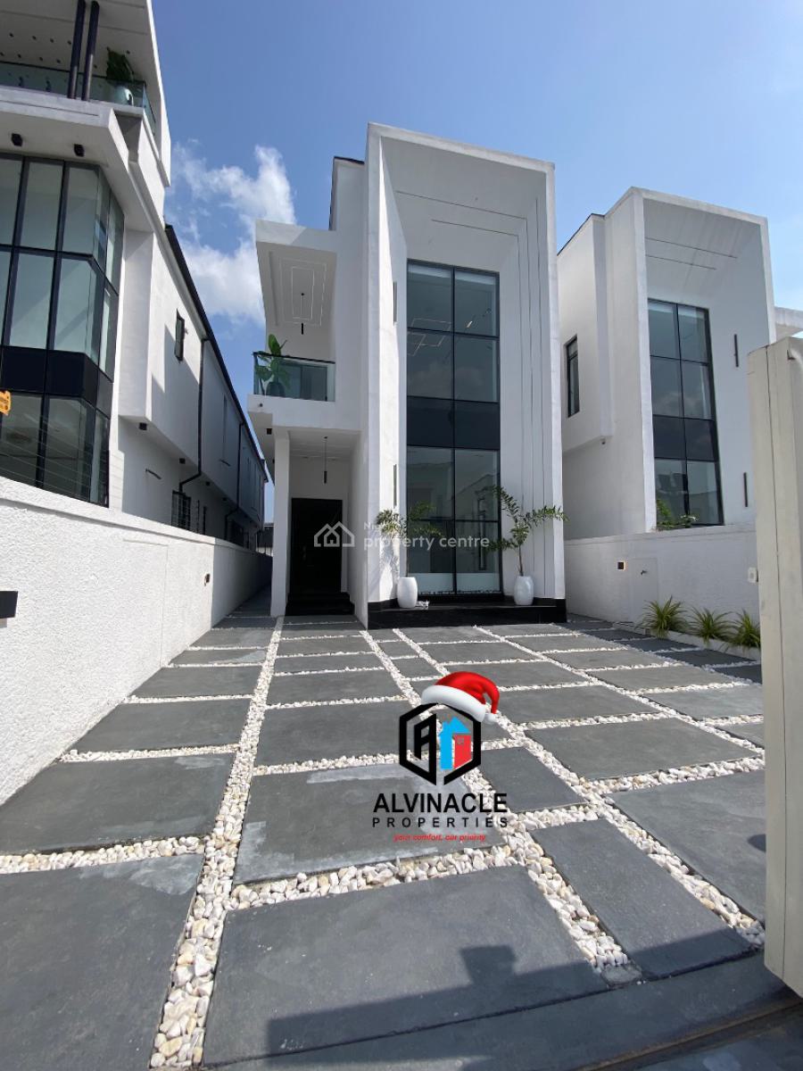 Lovely 5 Bed Detached Duplex with 1bq, Lekki Palm City Estate, Ajah, Lagos, Detached Duplex for Sale