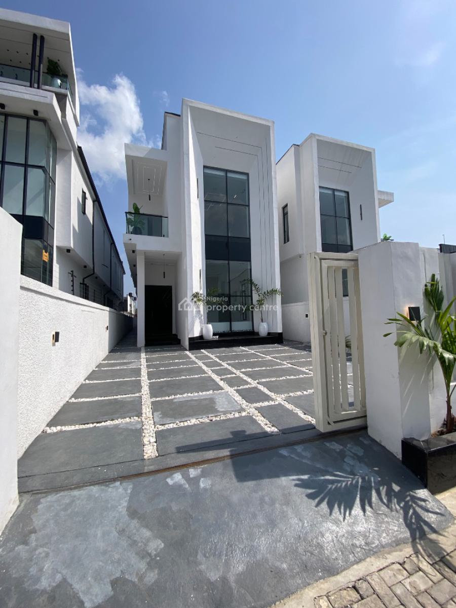 Lovely 5 Bed Detached Duplex with 1bq, Lekki Palm City Estate, Ajah, Lagos, Detached Duplex for Sale