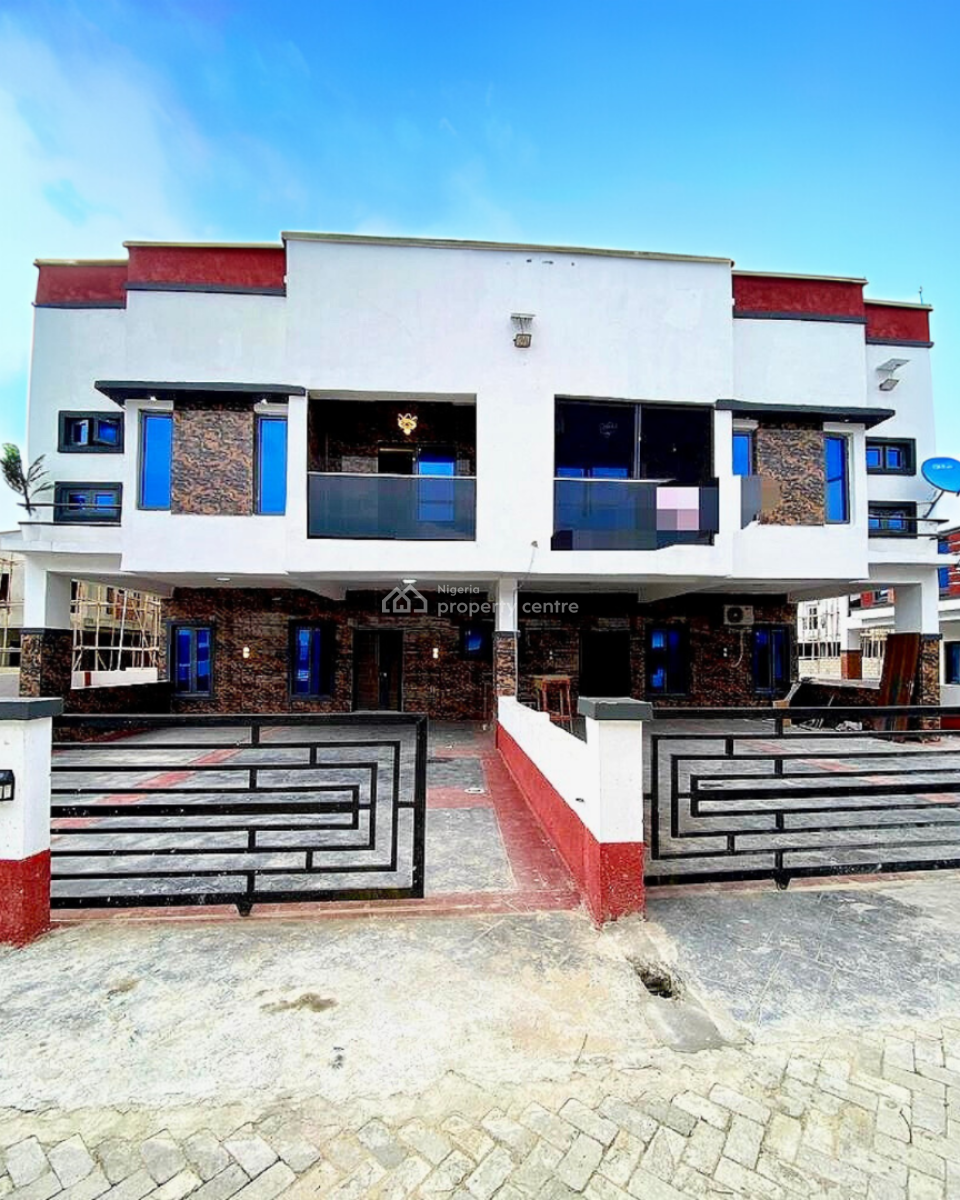 Well-designed 4-bedroom Semi-detached Duplex with Bq, Orchid, Lekki, Lagos, Semi-detached Duplex for Sale