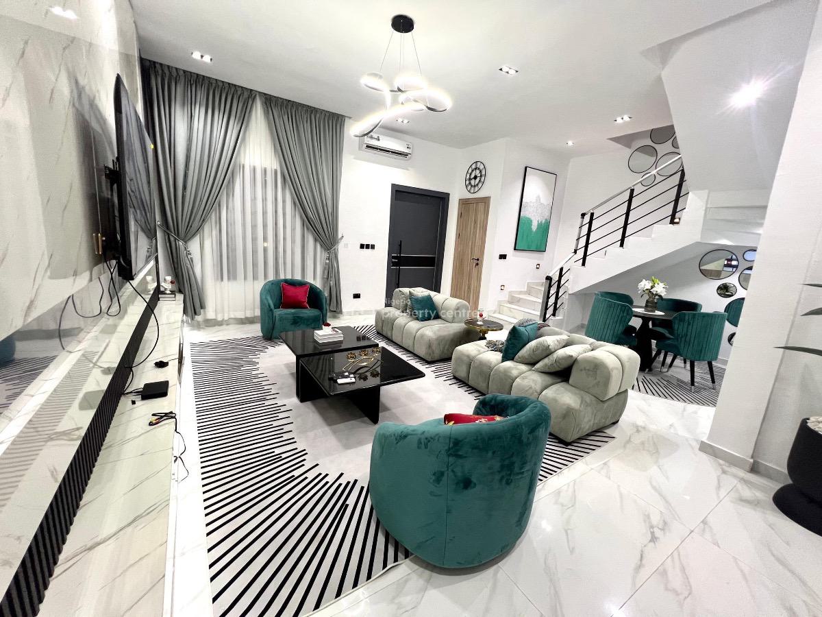 2 Units of 4 Bedroom Terrace Duplex with Ps5 and Snooker Board, Lekky County Estate, Ikota, Lekki Phase 2, Lekki, Lagos, Flat / Apartment Short Let