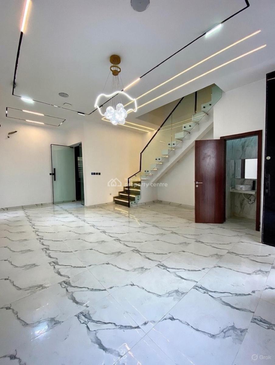 Modern 4 Bedroom Terrace Duplex with Swimming Pool and Bq, Osapa London, Osapa, Lekki, Lagos, Terraced Duplex for Sale