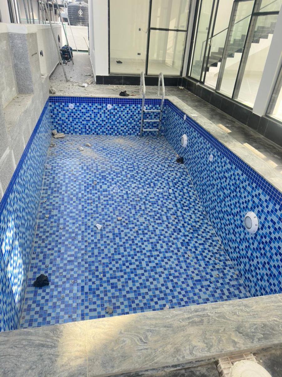 Massive Luxury 5 Bedroom Detached Duplex with a Swimming Pool and Bq, Lekki County, Ikota, Lekki, Lagos, Detached Duplex for Sale