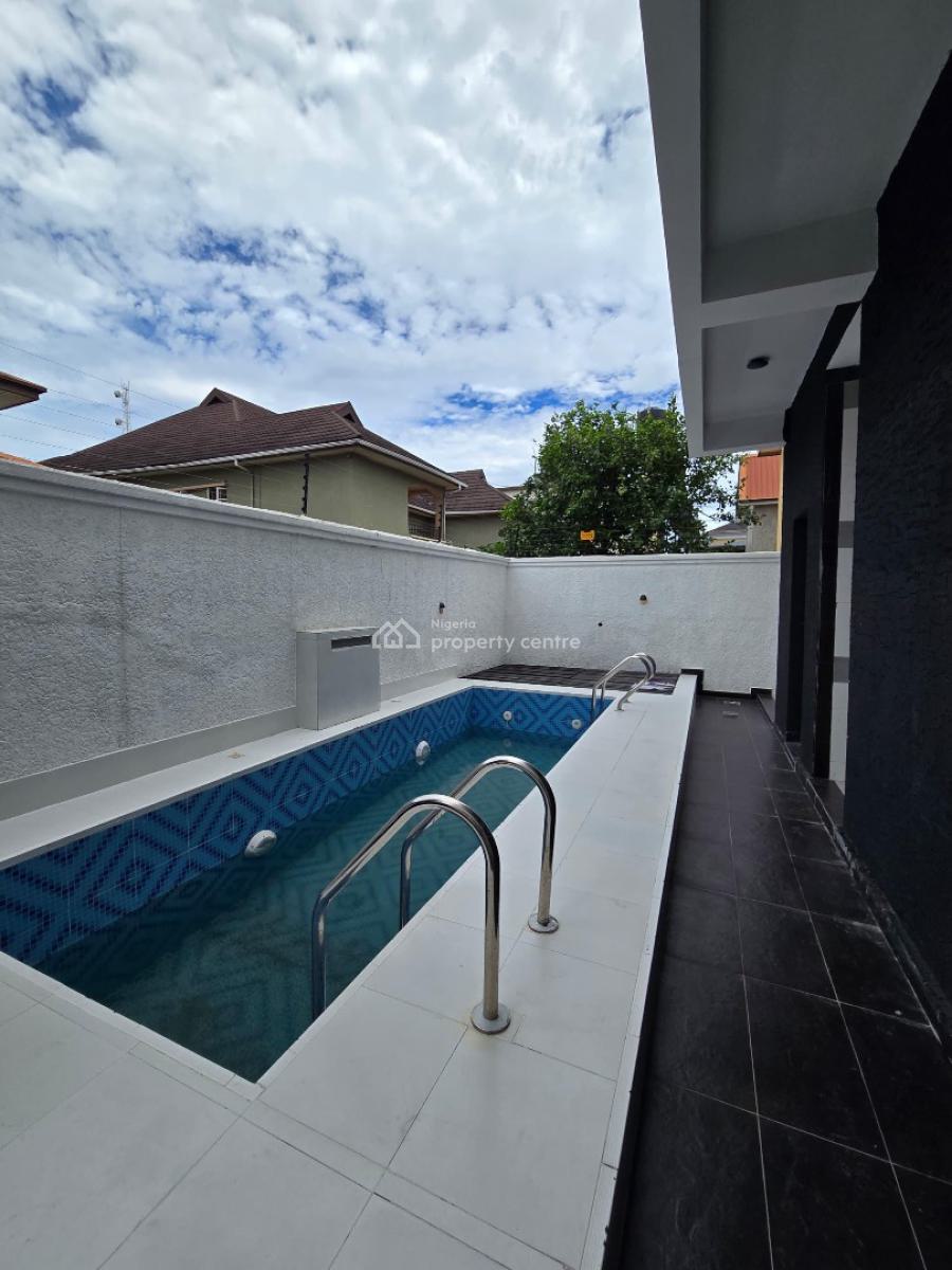Exquisite 4 Bedroom Detached Duplex with Pool, Cinema, Bq,rooftop, Lekki Phase 1, Lekki, Lagos, Detached Duplex for Sale