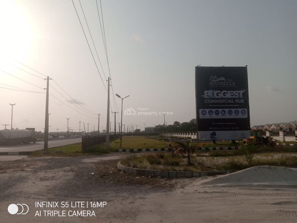 Verified 1000sam Land with C of O Limited Plots Available, Marbella Luxury and Smart Estate Facing The Lekki Epe Express Way, Bogije, Ibeju Lekki, Lagos, Commercial Land for Sale