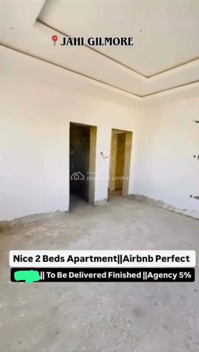 2bedrooms Apartment, By Gilmore Tarred Road, Jahi, Abuja, Flat / Apartment for Sale