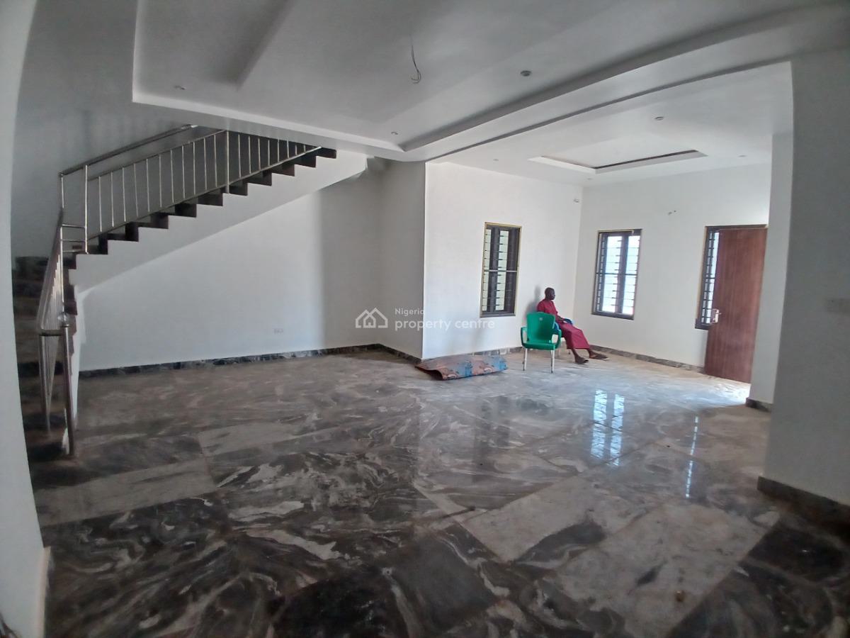 Newly Built 5 Bedroom Terace Duplex with Bq, Opposite Los Angeles Mall, Mabushi, Abuja, Terraced Duplex for Rent