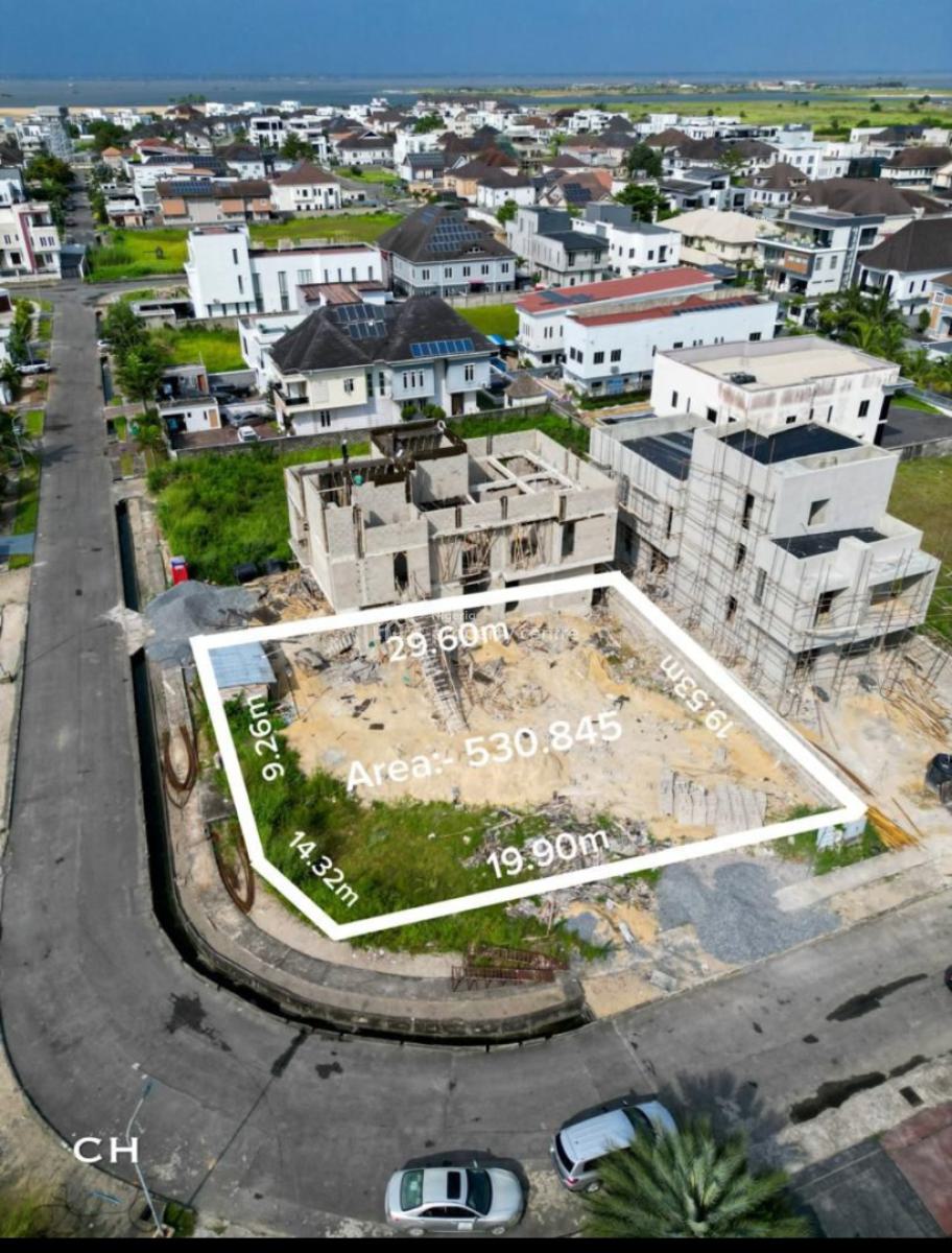 530sqm Corner Piece Bareland, Pinnock Beach Estate., Osapa, Lekki, Lagos, Residential Land for Sale