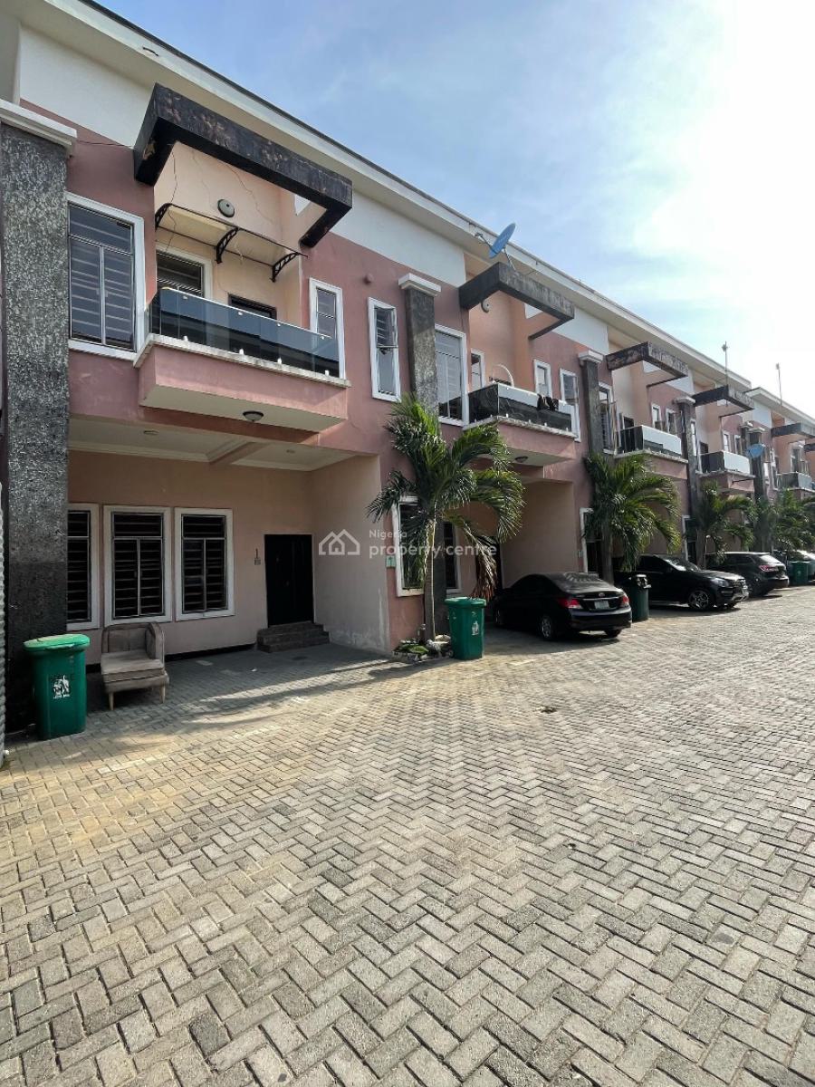 4bedroom Terrace Duplex, Chevron, Lekki, Lagos, Terraced Duplex for Rent