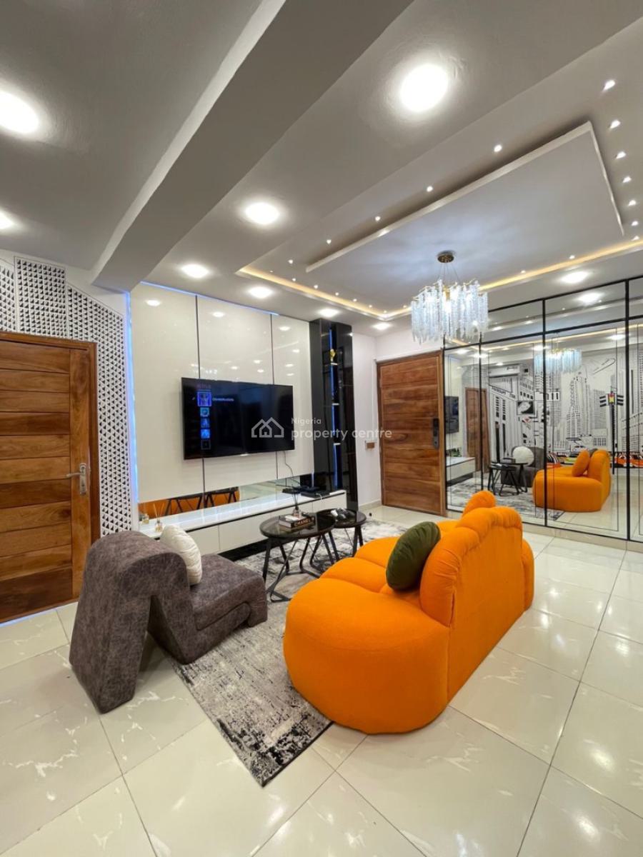 -luxury New 1bedroom with Ps5 -big Mirror -board Games - Balcony, Lekki Phase 1, Lekki, Lagos, Flat / Apartment Short Let