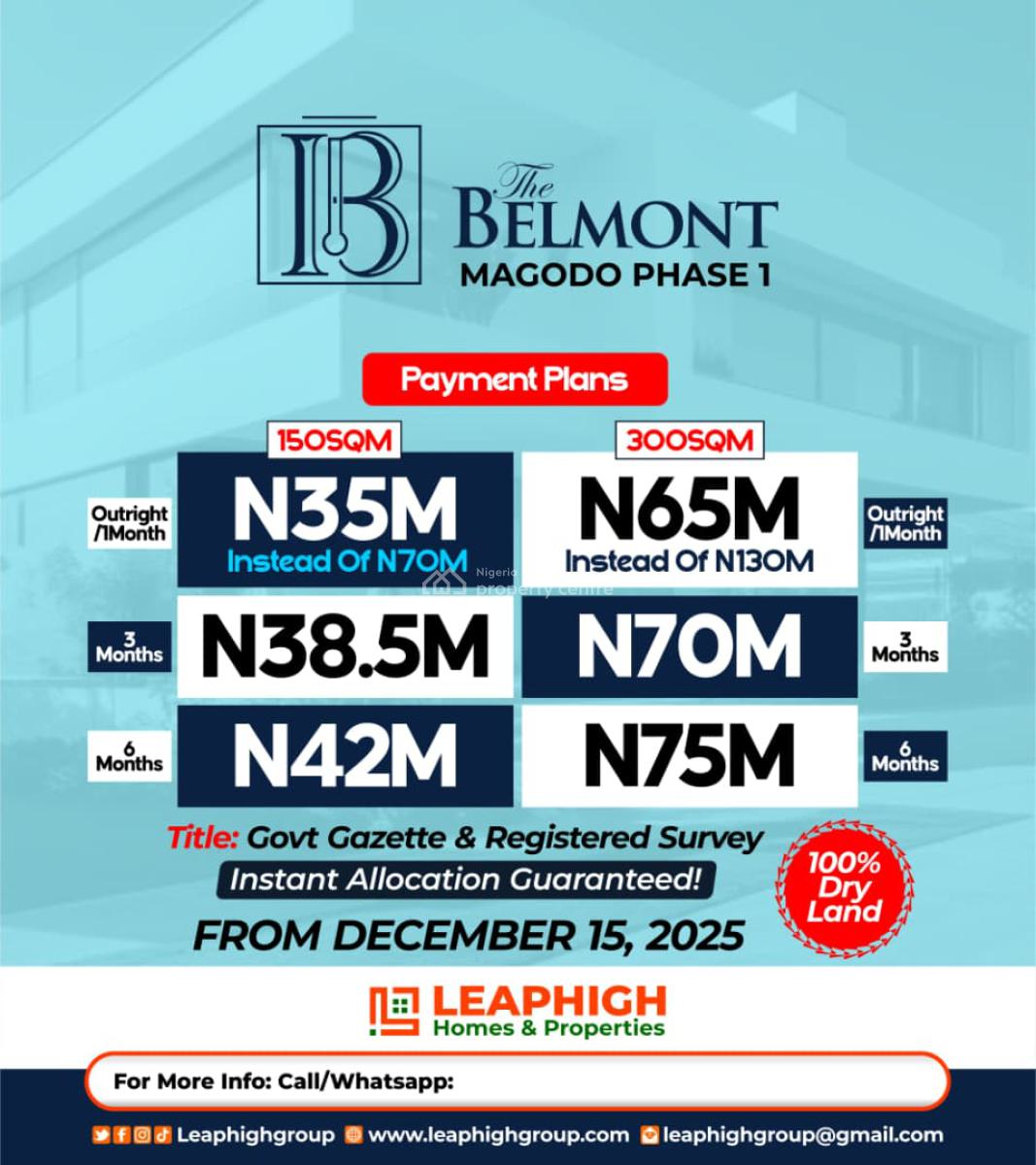 Exclusive Plots of Land in Serene Neighborhood, Inside Magodo Gra Phase 1, Gra Phase 1, Magodo, Lagos, Residential Land for Sale