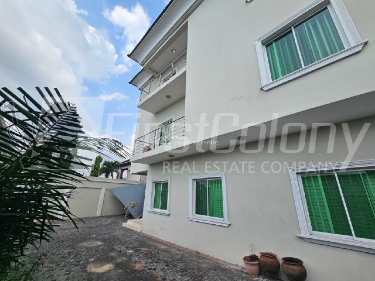 Private 5 Bedroom Detached House with 2-bq, Osborne, Ikoyi, Lagos, Detached Duplex for Rent