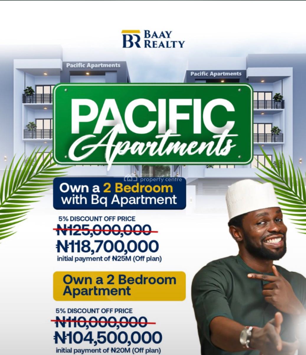 2 Bedrooms Flat with Bq, Lekki, Lagos, Flat / Apartment for Sale