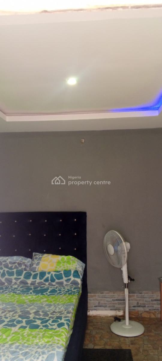 Lovely Furnished Single Room Self Contained, 25 Minutes Drive From Ikeja Airport, Asese, Asese, Ibafo, Ogun, Self Contain (single Rooms) Short Let