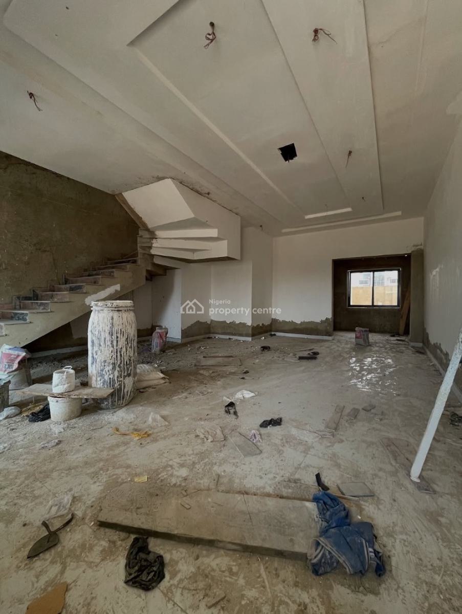 New 4 Bedroom Terrace Duplex 2 Living Rooms + Boys Quarters, Jahi, Abuja, Terraced Duplex for Sale