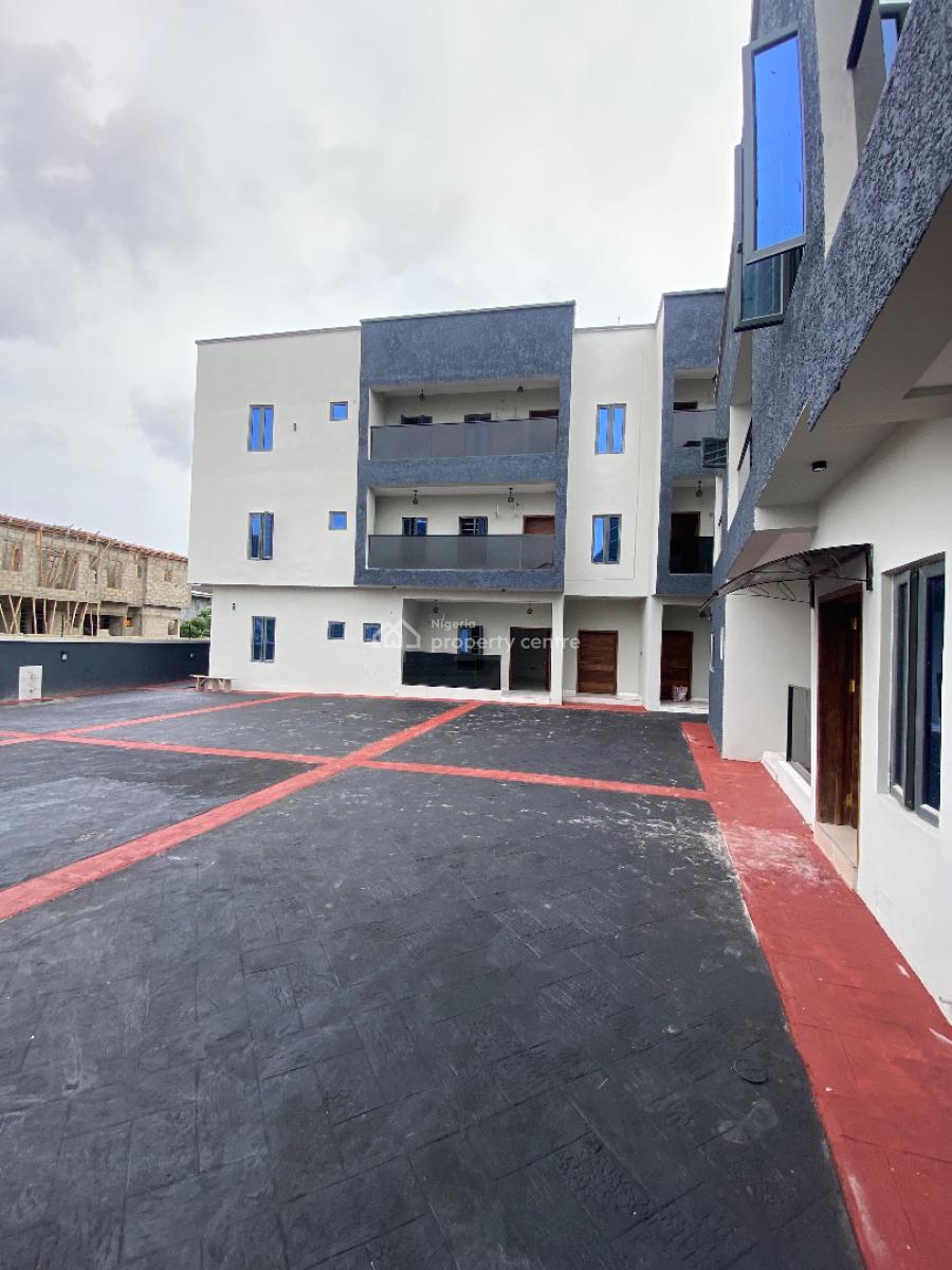 Newly Built 2bedroom Flat, Gated Estate By Blenco Supermarket Before Shop Rite, Sangotedo, Ajah, Lagos, Flat / Apartment for Rent