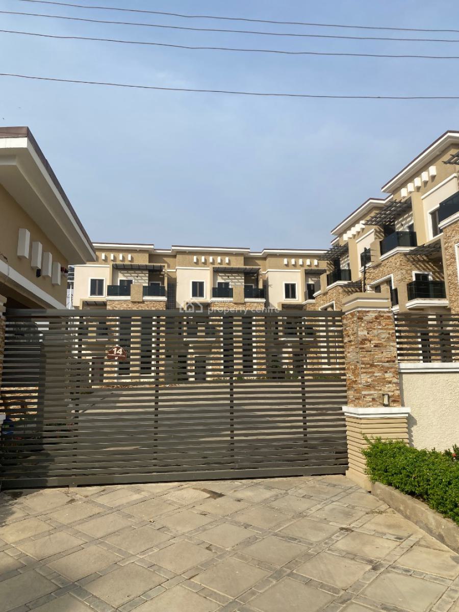 Well Furnished Smart 5 Bedrooms Terrace Duplex with Bq, Jahi, Jahi, Abuja, Terraced Duplex for Sale