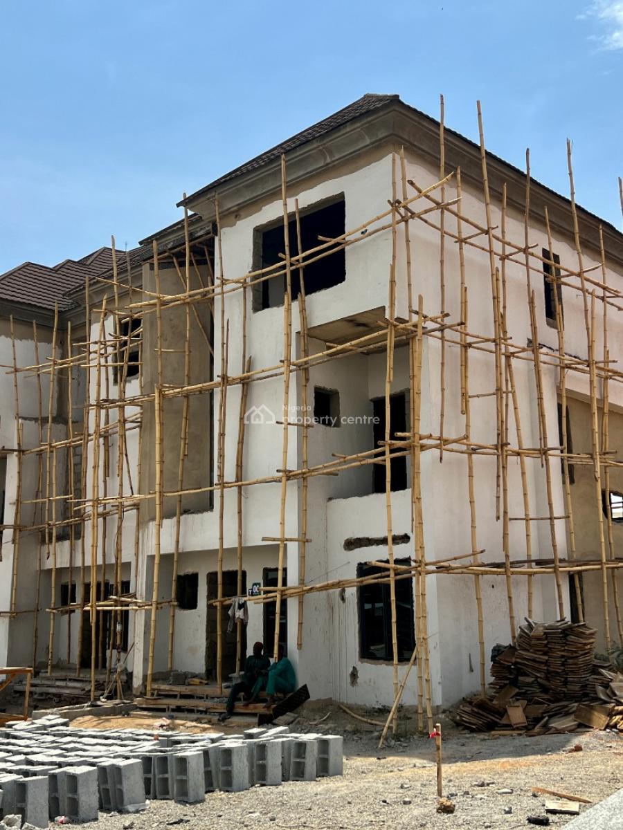 6 Units of 5-bedroom and a Bq, By Nizamiye Turkish Hospital, Karmo, Abuja, Terraced Duplex for Sale
