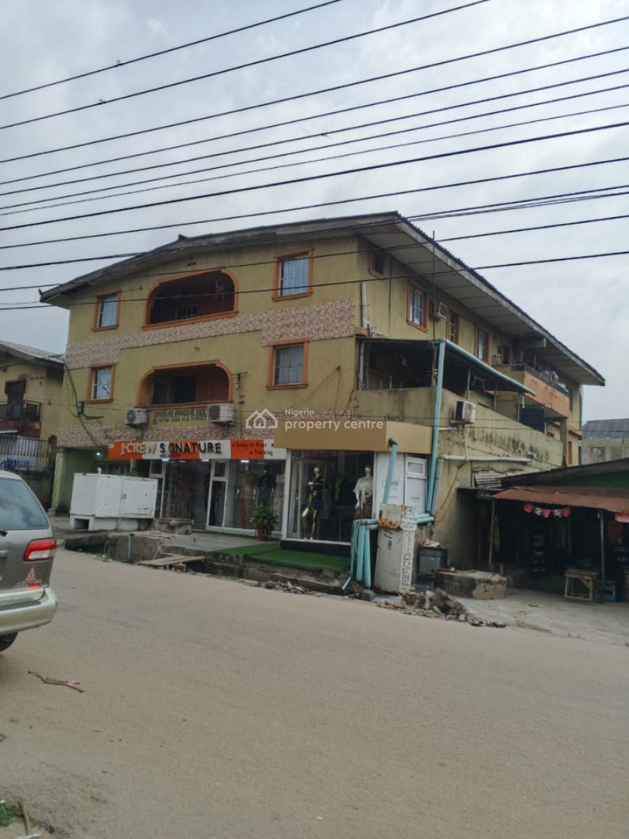 a Two-story Building, Doyin Omololu Road Off Demurin Road Oba Learo Bus Stop, Ketu, Lagos, Block of Flats for Sale
