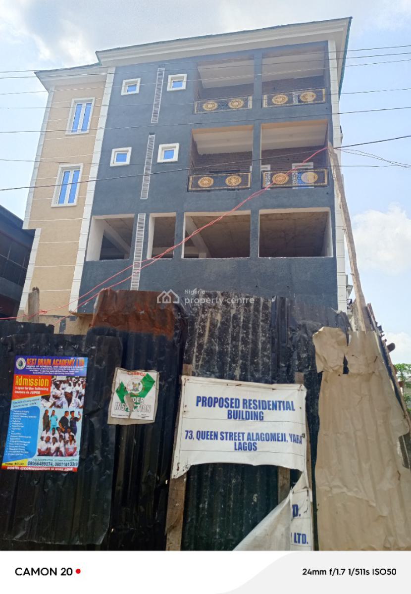 Newly Built and Tastefully Finished Block of 3bedroom Flats Upstairs/d, Yaba, Lagos, Flat / Apartment for Rent