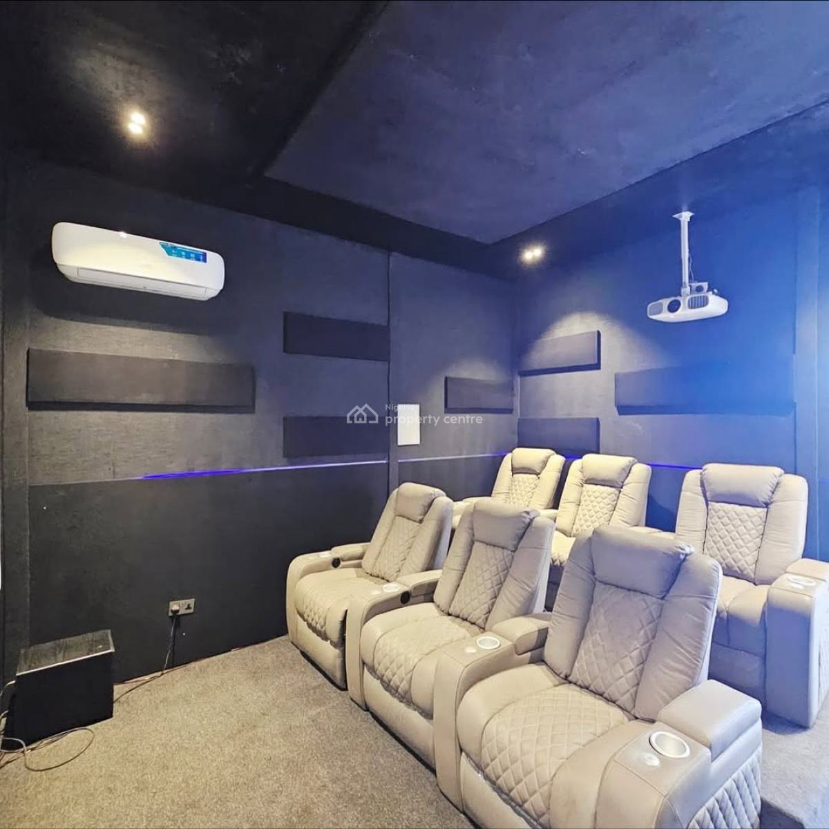 5bedroom Detached Duplex with 2bq, Gym, Cinema, Pool, Lekki Phase 1, Lekki, Lagos, Detached Duplex for Sale