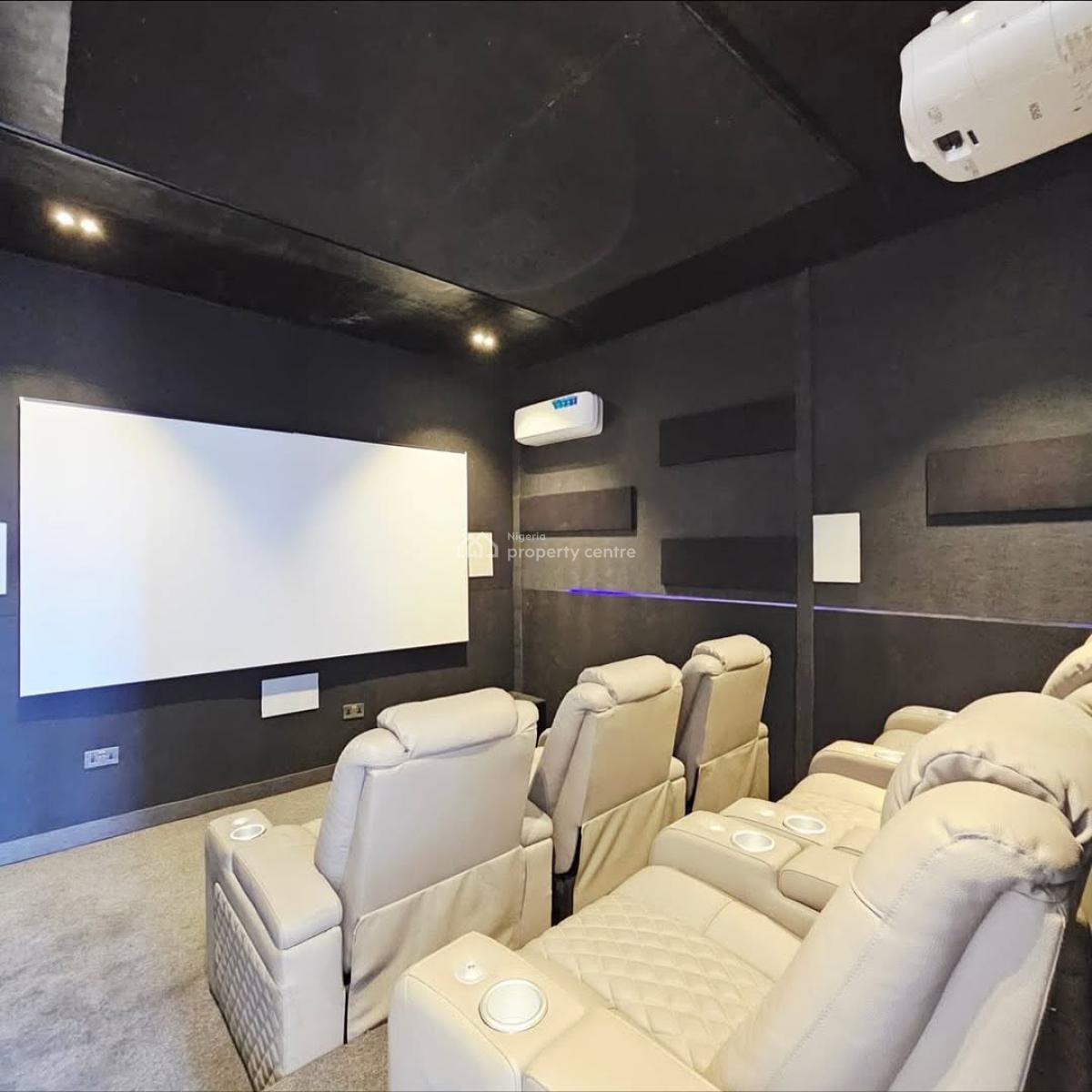 5bedroom Detached Duplex with 2bq, Gym, Cinema, Pool, Lekki Phase 1, Lekki, Lagos, Detached Duplex for Sale