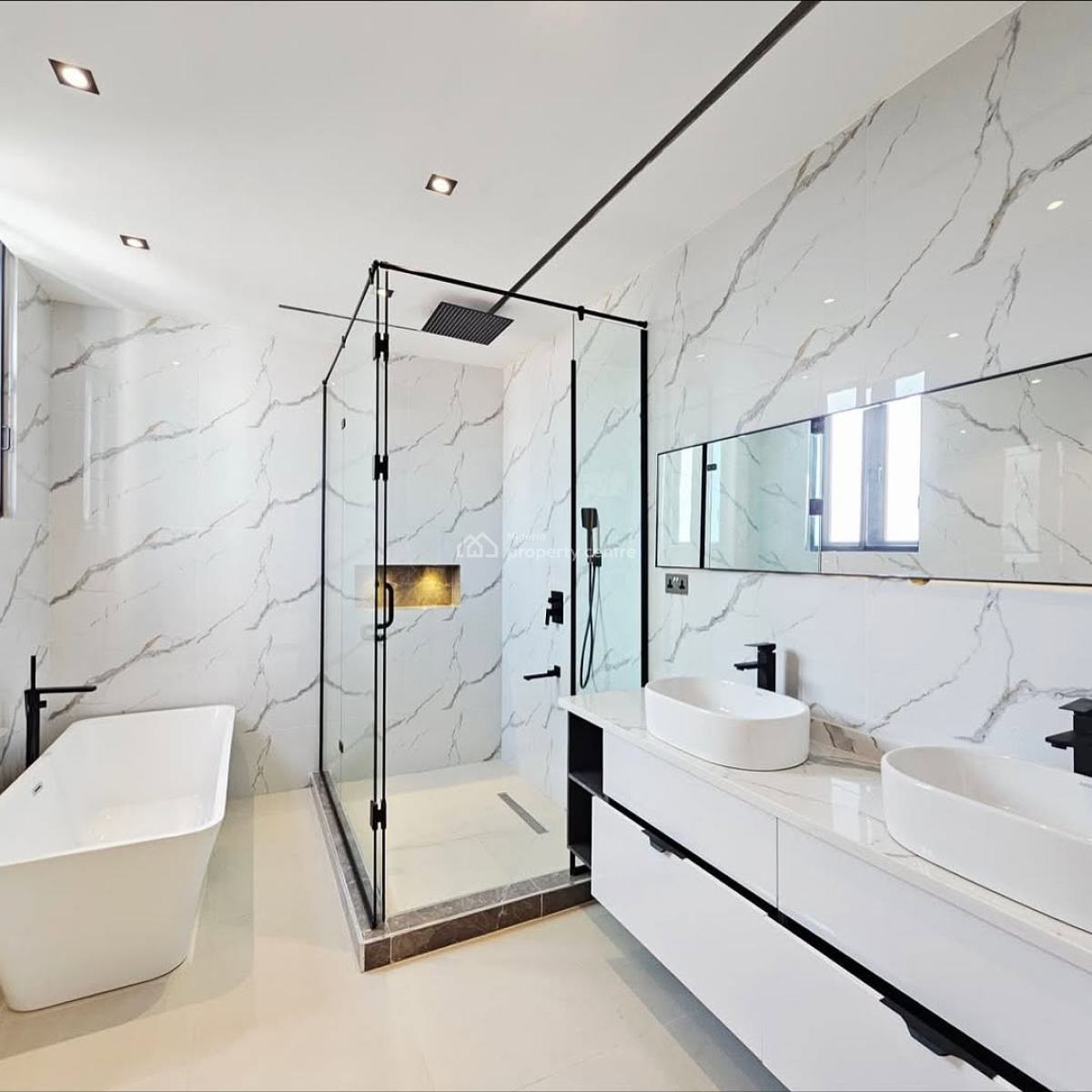 5bedroom Detached Duplex with 2bq, Gym, Cinema, Pool, Lekki Phase 1, Lekki, Lagos, Detached Duplex for Sale