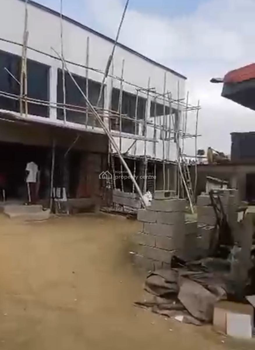 Fully Detached Commercial Building (open Plan Office Up & Down) Along, Ajah, Lagos, Commercial Property for Rent