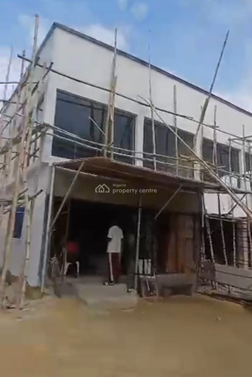 Fully Detached Commercial Building (open Plan Office Up & Down) Along, Ajah, Lagos, Commercial Property for Rent