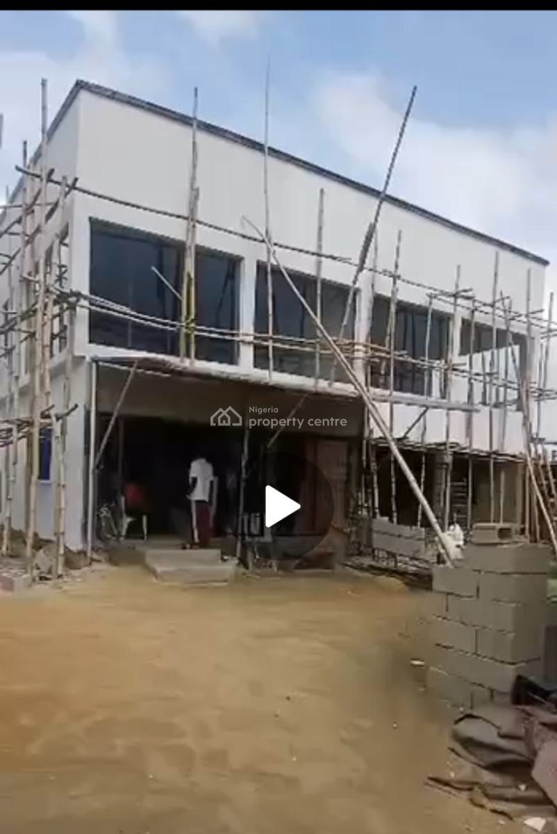 Fully Detached Commercial Building (open Plan Office Up & Down) Along, Ajah, Lagos, Commercial Property for Rent