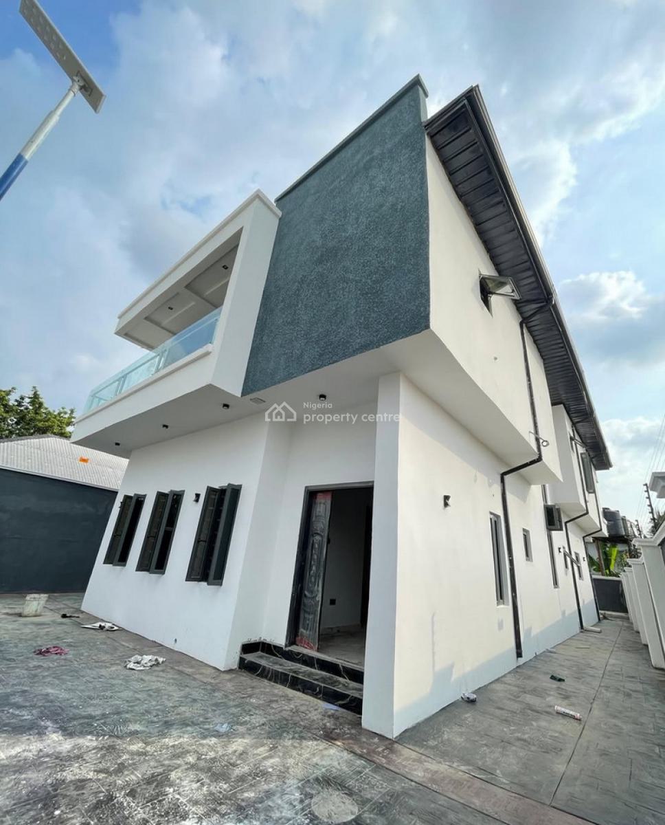 Contemporary 4 Bedroom Duplex with Bq, Akwaka, Rumuodomaya, Port Harcourt, Rivers, Detached Duplex for Sale