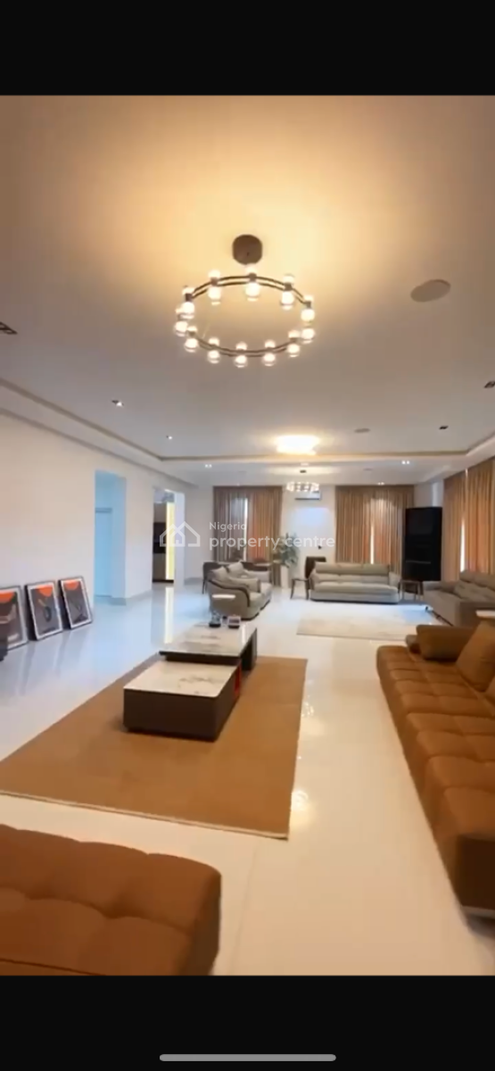 Furnished 5 Bedroom En-suite Mansion + 2units Bq, Security Hse, Guzape Main, Guzape District, Abuja, Detached Duplex for Sale