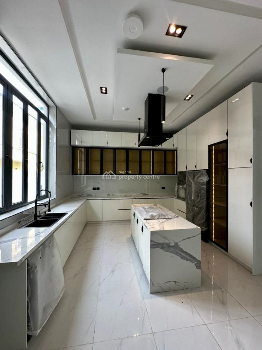 Exclusive 5 -bedroom Semi-detached Duplex with Bq, Pool & Gym, Chevron, Lekki, Lagos, Detached Duplex for Sale