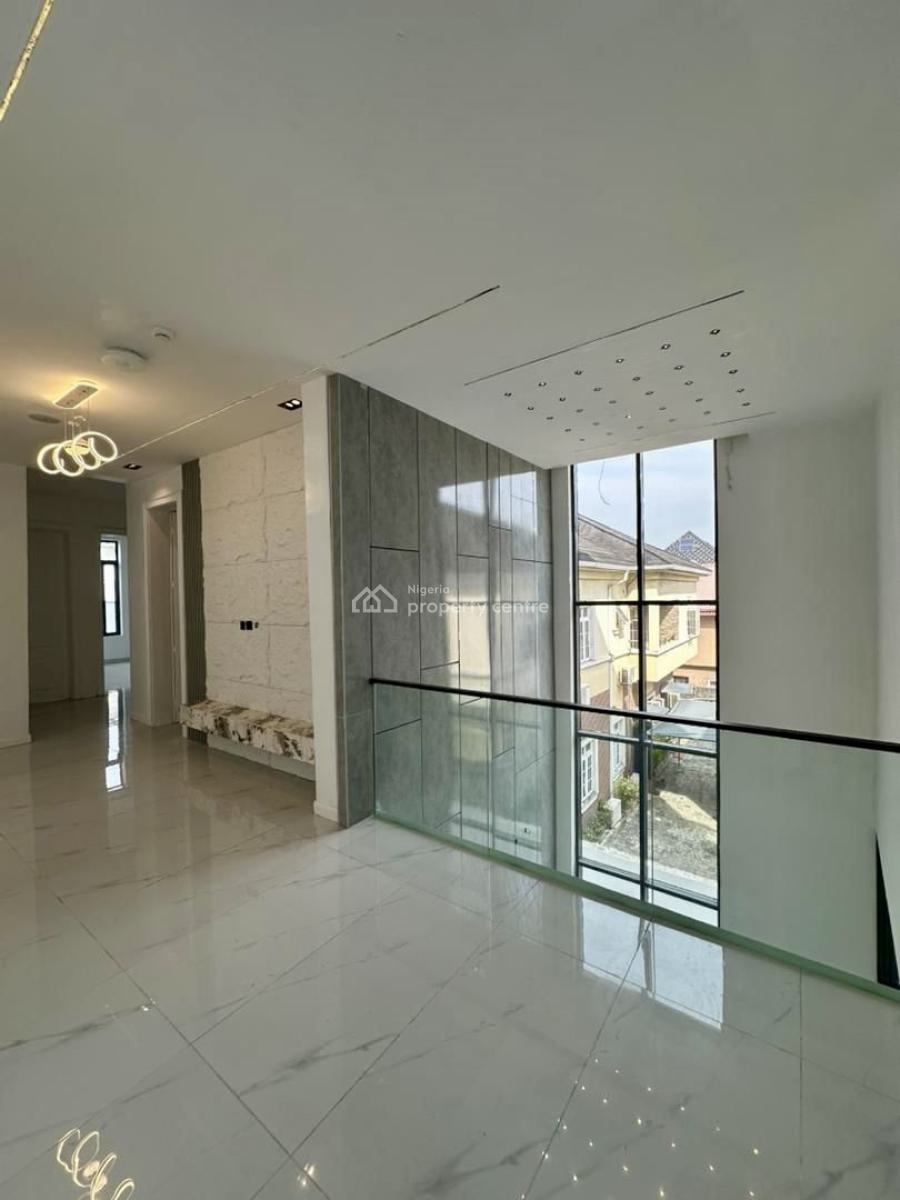 Exclusive 5 -bedroom Semi-detached Duplex with Bq, Pool & Gym, Chevron, Lekki, Lagos, Detached Duplex for Sale