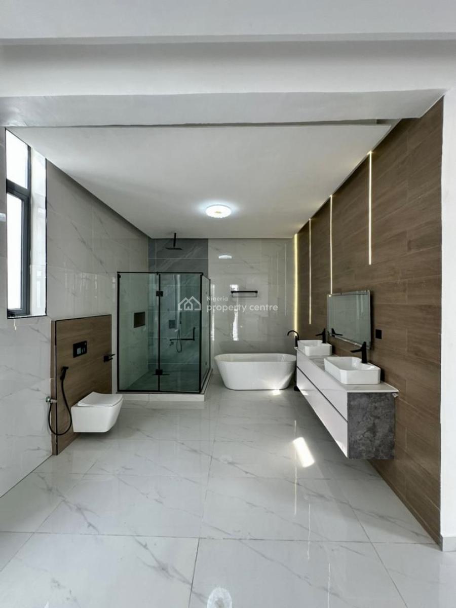 Exclusive 5 -bedroom Semi-detached Duplex with Bq, Pool & Gym, Chevron, Lekki, Lagos, Detached Duplex for Sale