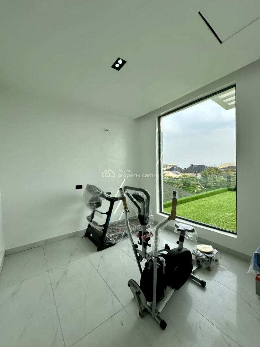 Exclusive 5 -bedroom Semi-detached Duplex with Bq, Pool & Gym, Chevron, Lekki, Lagos, Detached Duplex for Sale