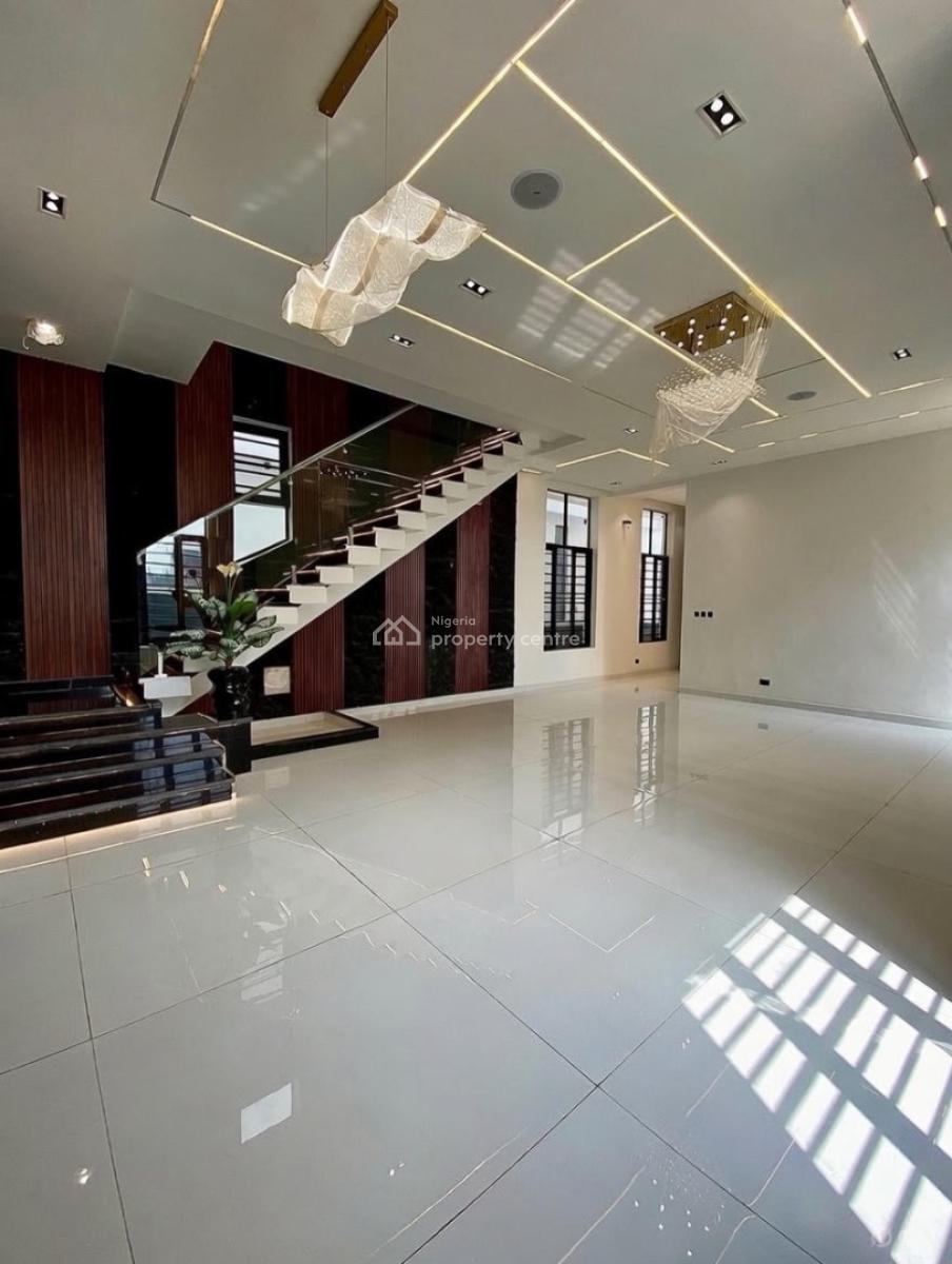 Contemporary 5 Bedroom Detached Duplex with Swimming Pool and Bq, Chevron, Lekki, Lagos, Detached Duplex for Sale