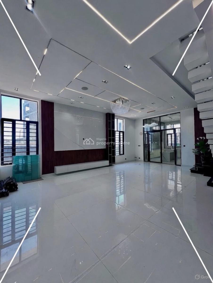 Contemporary 5 Bedroom Detached Duplex with Swimming Pool and Bq, Chevron, Lekki, Lagos, Detached Duplex for Sale