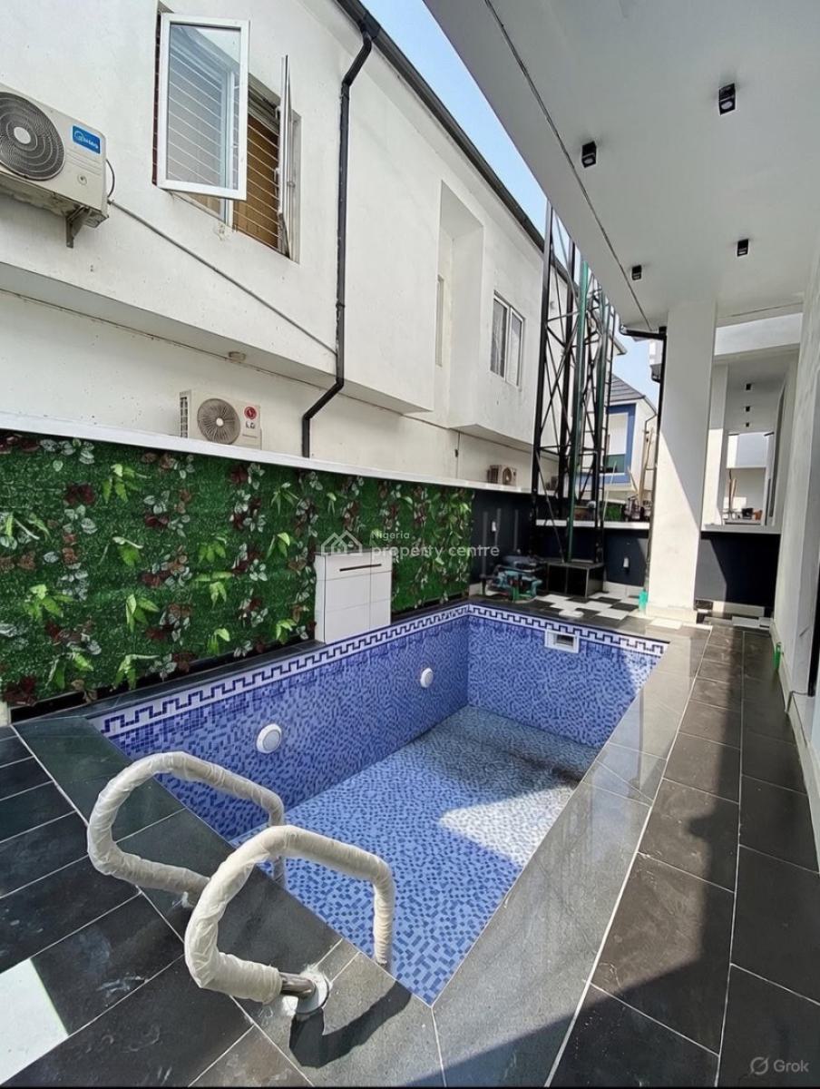 Contemporary 5 Bedroom Detached Duplex with Swimming Pool and Bq, Chevron, Lekki, Lagos, Detached Duplex for Sale