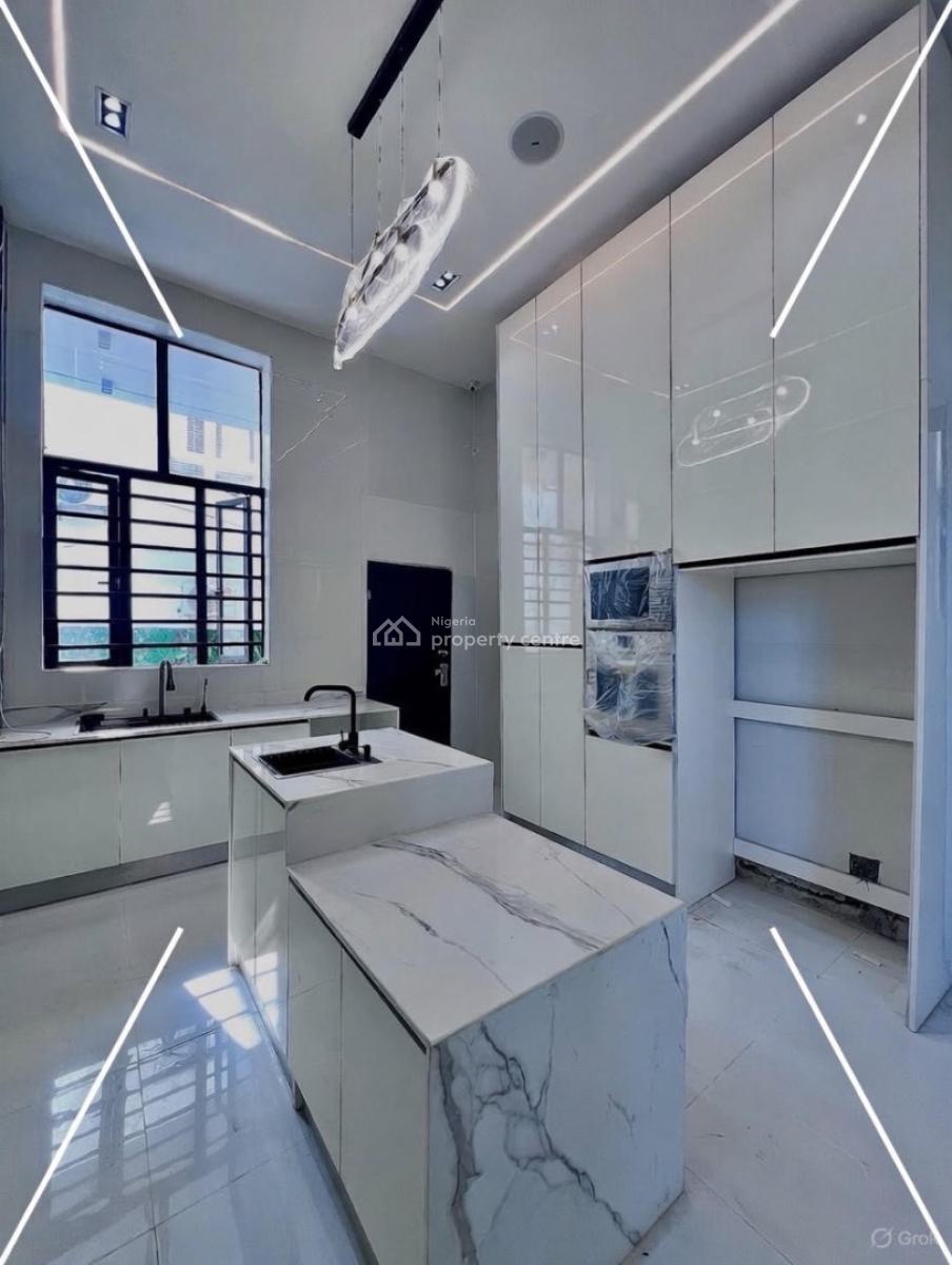 Contemporary 5 Bedroom Detached Duplex with Swimming Pool and Bq, Chevron, Lekki, Lagos, Detached Duplex for Sale