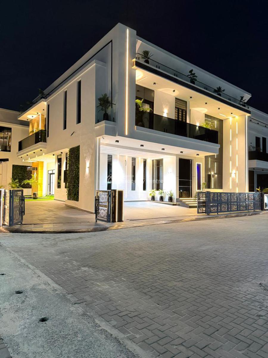 Gorgeous 5 Bedroom Duplex with a Bq and a Pool, Chevron, Lekki, Lagos, House for Sale