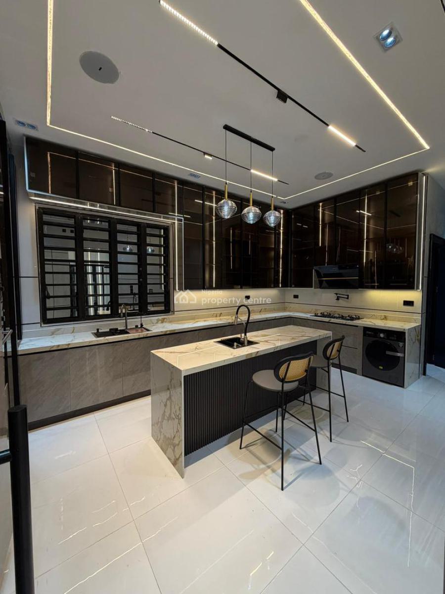 Gorgeous 5 Bedroom Duplex with a Bq and a Pool, Chevron, Lekki, Lagos, House for Sale