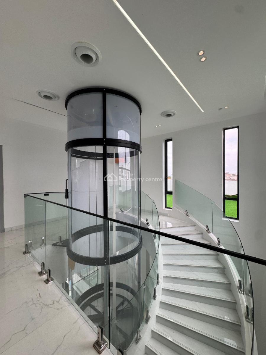 Amazing 5 Bedroom Duplex with a Bq, Elevator,pool,cinema, Osapa, Lekki, Lagos, House for Sale