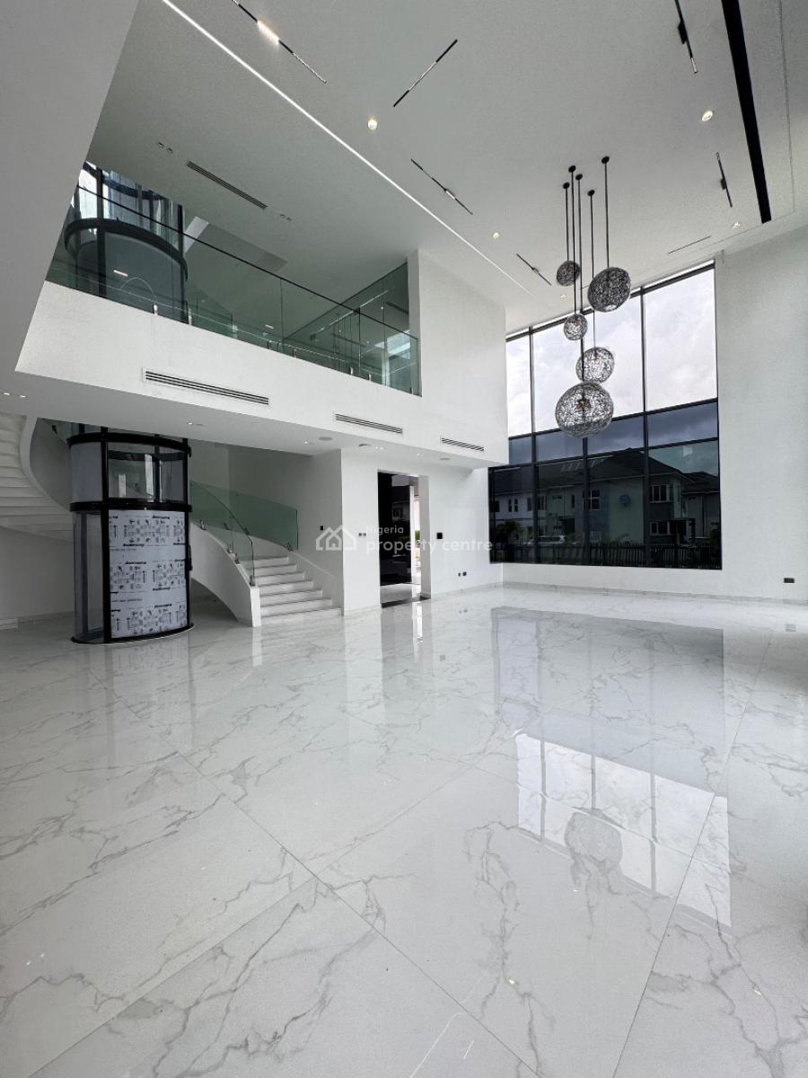 Amazing 5 Bedroom Duplex with a Bq, Elevator,pool,cinema, Osapa, Lekki, Lagos, House for Sale