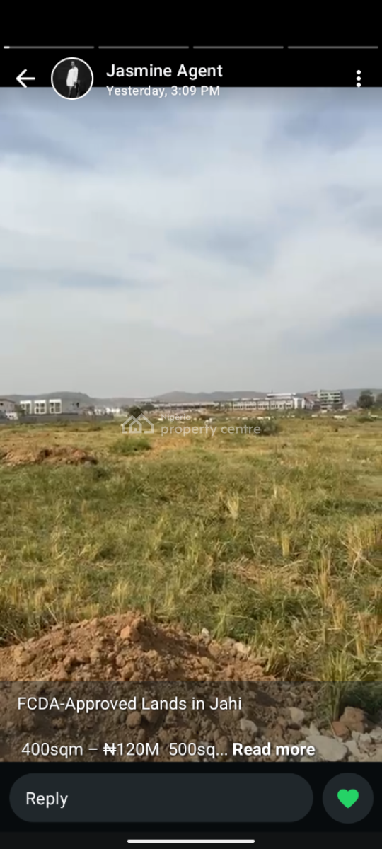 400sqm Mixed Used Land, Near Bua Estate, Jahi, Abuja, Mixed-use Land for Sale