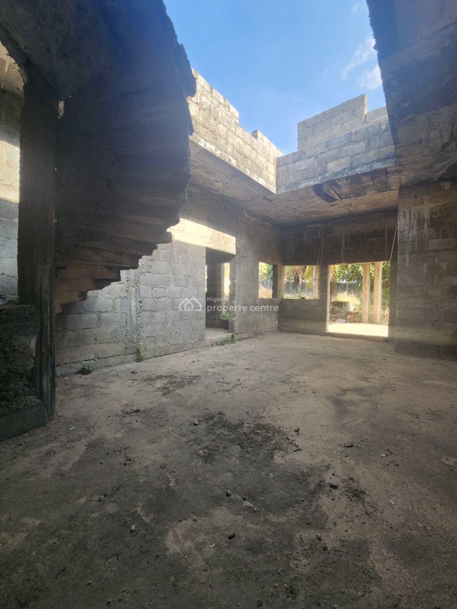 10 Bedroom Fully Detached Duplex (carcass), Behind Total Filling Station, Kurudu, Abuja, Detached Duplex for Sale