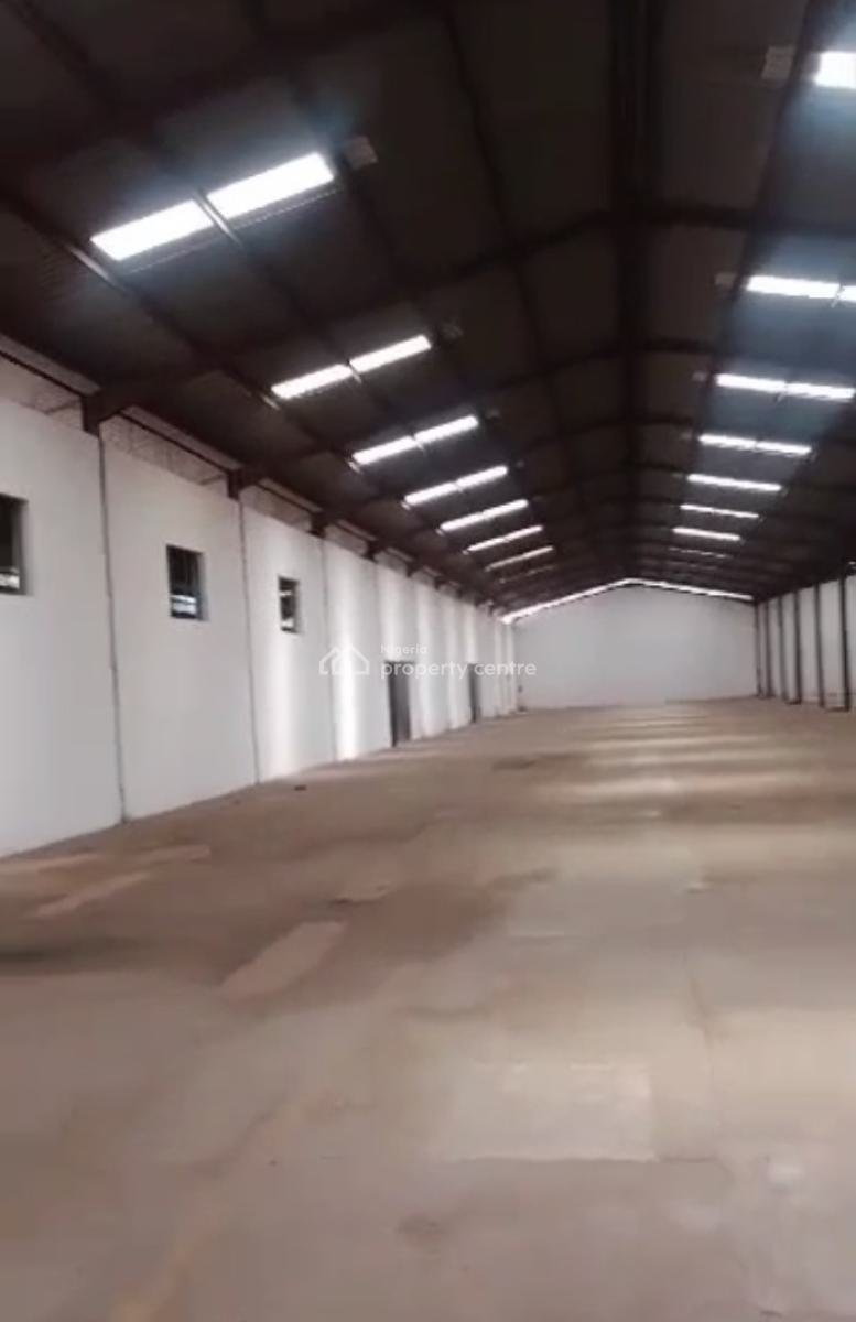 2 Bay Warehouse Measuring 3400sqm Covered, on 4600sqm of Land at  Ajao, Ajao Estate, Off Intl Airport Road, Isolo, Lagos., Isolo, Lagos, Warehouse for Sale